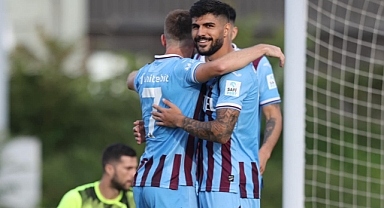 TRABZONSPOR-RABOTNİCKİ HAZIRLIK MAÇI SONUCU: 4-1