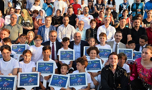 YAZ SPOR OKULLARI AÇILIŞI YAPILDI