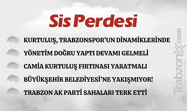 02.08.2023 SİS PERDESİ