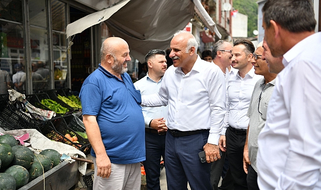 BAŞKAN ZORLUOĞLU İLÇE ZİYARETLERİNE DEVAM EDİYOR