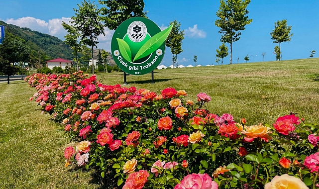 BÜYÜKŞEHİR TRABZON’U ÇİÇEKLERLE DONATIYOR