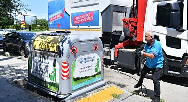 ÇÖP KONTEYNERLERİ TERTEMİZ OLDU