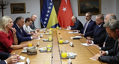 CUMHURBAŞKANI ERDOĞAN, BOSNA HERSEK HEYETİNİ KABUL ETTİ