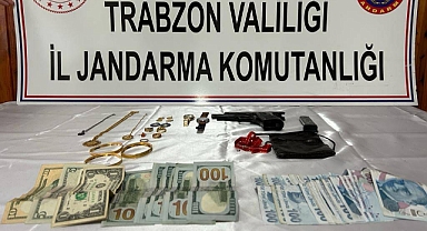 TRABZON'DA JANDARMA, HIRSIZ ÇETESİNİ ÇÖKERTTİ!