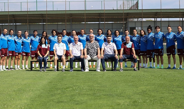 TRABZONSPOR KADIN FUTBOL TAKIMI SAHAYA İNDİ