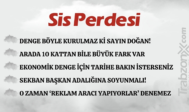 26.09.2023 SİS PERDESİ