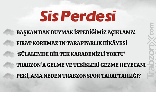 30.09.2023 SİS PERDESİ