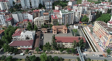 AKÇAABAT MERKEZ İLKOKULU İNŞAATI HIZLA YÜKSELİYOR