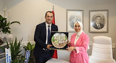 BAŞKAN EKİM ZİYARETLERİNİ SÜRDÜRÜYOR