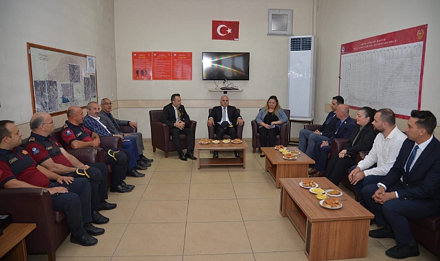 BAŞKAN ZORLUOĞLU İTFAİYE HAFTASINI PERSONELİYLE KUTLADI