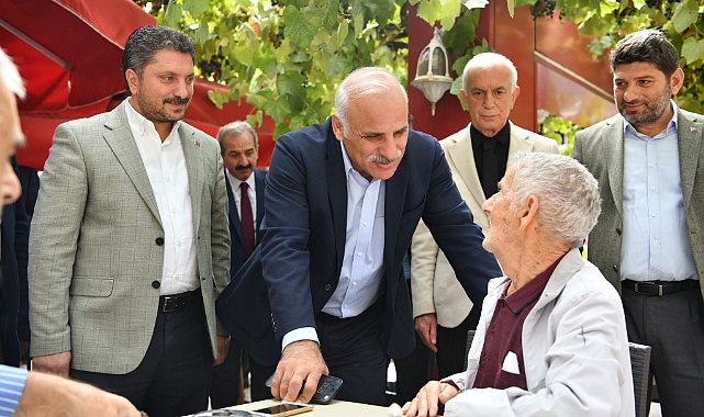 BAŞKAN ZORLUOĞLU YOMRA’DA ESNAF VE VATANDAŞLARLA BULUŞTU