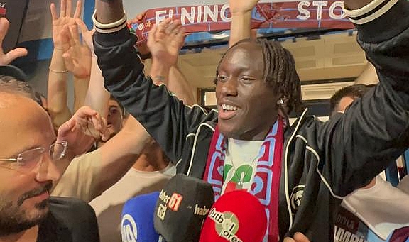 BATİSTA MENDY TRABZON'A GELDİ