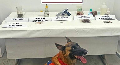 NARKOTİK KÖPEK LİMON'UN İLK SINAVI BAŞARILI GEÇTİ