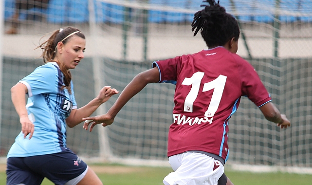 TRABZONSPOR KADIN FUTBOL TAKIMI GALİBİYETLE BAŞLADI