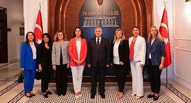 TRABZONSPOR KADIN KOMİSYONU'NUNDAN VALİ YILDIRIM'A ZİYARET