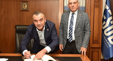 YAVUZ AYDIN, TESOB’U ZİYARET ETTİ