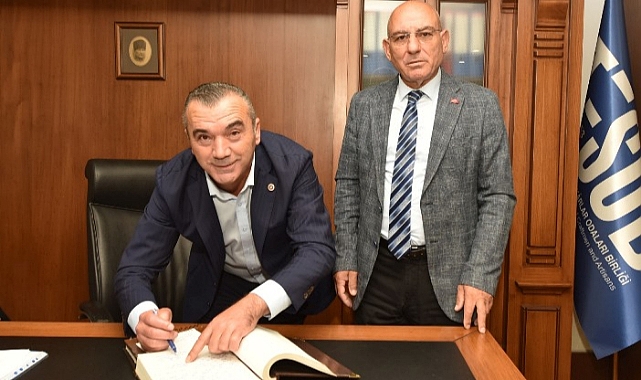 YAVUZ AYDIN, TESOB’U ZİYARET ETTİ