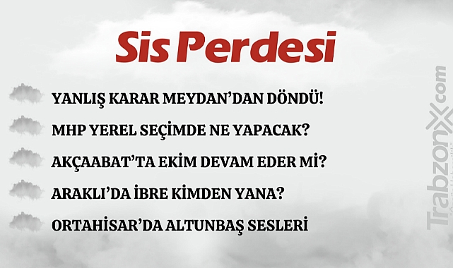 01.11.2023 SİS PERDESİ