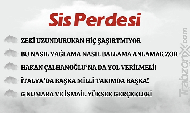 19.10.2023 SİS PERDESİ