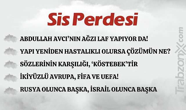 20.10.2023 SİS PERDESİ