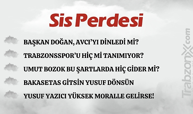 31.10.2023 SİS PERDESİ