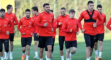 A MİLLÎ TAKIMIMIZ, LETONYA MAÇININ HAZIRLIKLARINA BAŞLADI