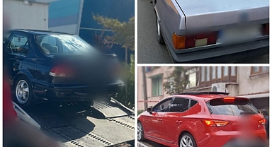 ABART EGZOZ YÜZÜNDE 3 ARAÇ TRAFİKTEN MEN EDİLDİ