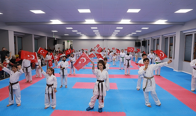 AKÇAABAT’TA KARATE KUŞAK TERFİ SINAVI YAPILDI