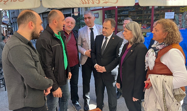 CHP ORTAHİSAR'DA SAHAYA İNDİ