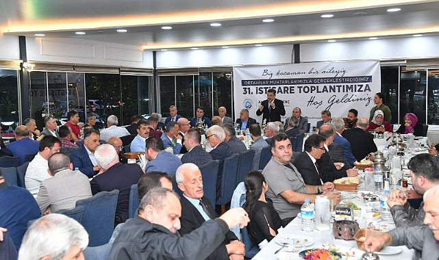 GENÇ, MUHTARLARLA 31. İSTİŞARE TOPLANTISI’NDA BİR ARAYA GELDİ