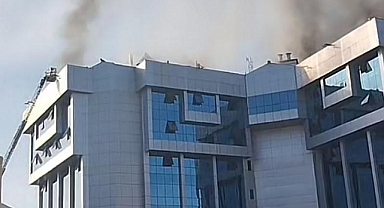 KARATAY BELEDİYESİ'NDE YANGIN!