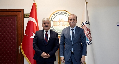 REKTÖR ÇUVALCI, KEMALETTİN AYDIN'I ZİYARET ETTİ