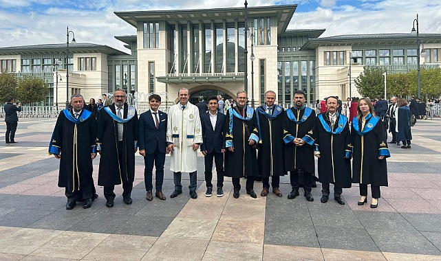 KTÜ’LÜ AKADEMİSYENLER ÖDÜLLERİNİ CUMHURBAŞKANI ERDOĞAN’IN ELİNDEN ALDILAR