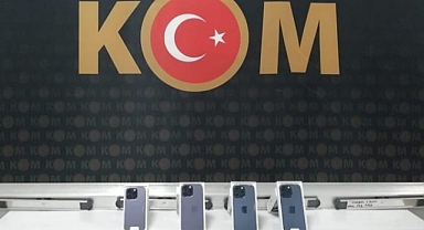 TRABZON'DA 4 ADET KAÇAK TELEFON ELE GEÇİRİLDİ