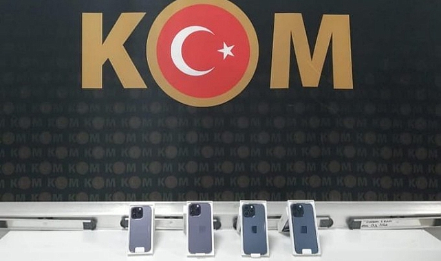 TRABZON'DA 4 ADET KAÇAK TELEFON ELE GEÇİRİLDİ