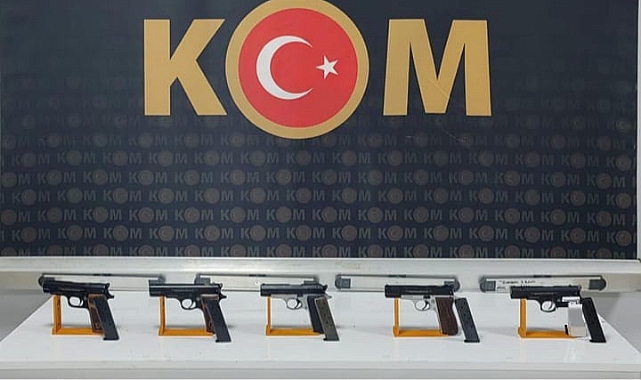 TRABZON'DA 5 TABANCA ELE GEÇİRİLDİ