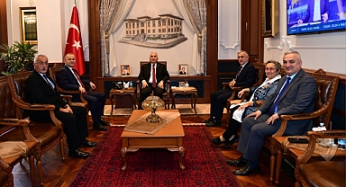 TRABZON HEMŞERİ DERNEKLERİ PLATFORMUNDAN YILDIRIM'A ZİYARET