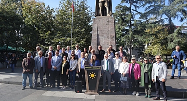 TRABZON İYİ PARTİ TUTUKLANAN MİLLİYETÇİ GAZETECİLERE SAHİP ÇIKTI