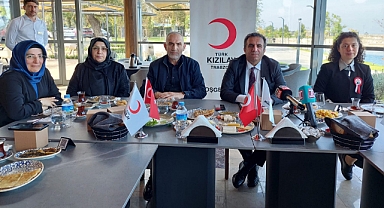 TRABZON KIZILAY BAŞKANI, DOKTOR OĞUZ KARA BASINLA BULUŞTU