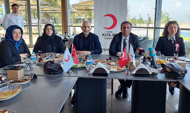 TRABZON KIZILAY BAŞKANI, DOKTOR OĞUZ KARA BASINLA BULUŞTU