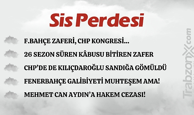 06.11.2023 SİS PERDESİ