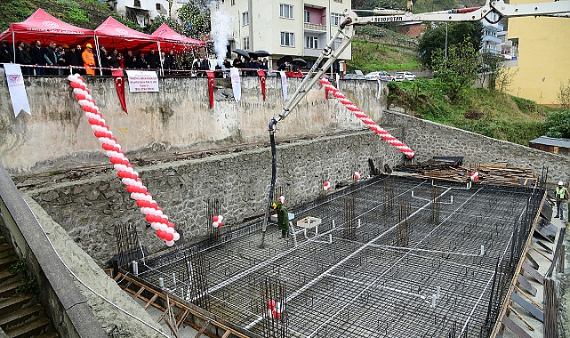 BAŞKAN EKİM IŞIKLAR ASM TEMEL ATMA TÖRENİNE KATILDI