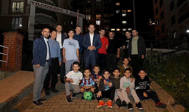 BAŞKAN EKİM SİTE SAKİNLERİYLE BİR ARAYA GELDİ