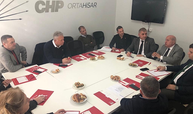 CHP ORTAHİSAR'DA YEREL YÖNETİMLER KOMİSYONU TOPLANDI