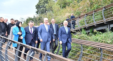 NUMAN KURTULMUŞ, BOZTEPE SEYİR TERASI’NA HAYRAN KALDI