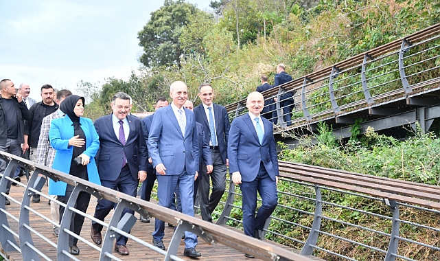 NUMAN KURTULMUŞ, BOZTEPE SEYİR TERASI’NA HAYRAN KALDI