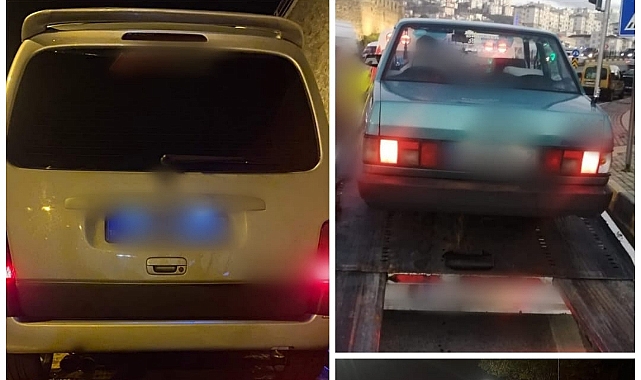 TRABZON’DA ABART EGZOZLU ARAÇLARA TRAFİKTAN MEN CEZASI