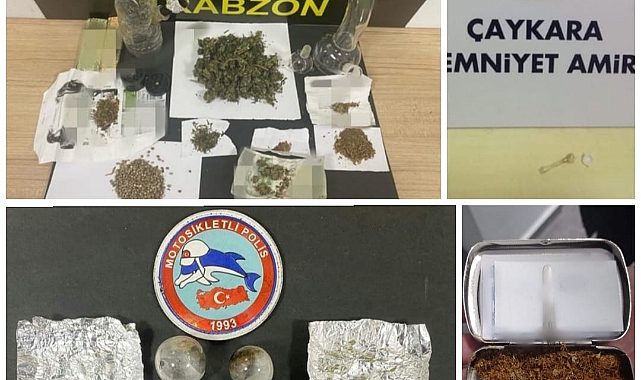TRABZON'DA NARKOTİK OPERASYONLARI SÜRÜYOR