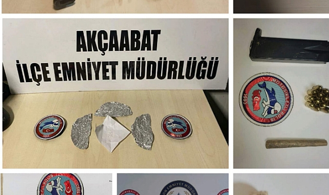 TRABZON'DA YAKALANAN 9 ŞAHIS HAKKINDA İŞLEM BAŞLATILDI