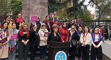 TRABZONLU KADINLAR ŞİDDETE KARŞI SESİNİ YÜKSELTTİ